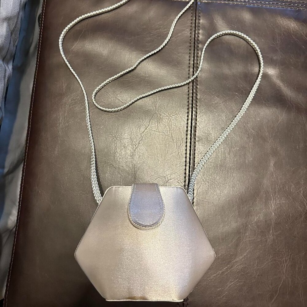 vintage mini satin shoulder bag